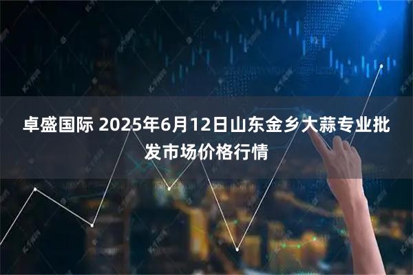 卓盛国际 2025年6月12日山东金乡大蒜专业批发市场价格行情